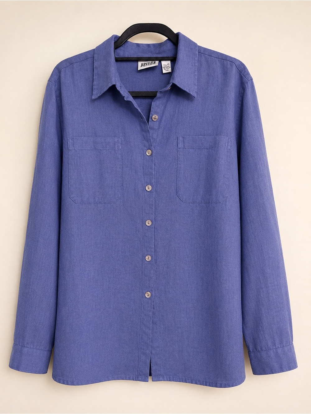💜Lavender Turkish Linen Shirt – Relaxed Oversized Fit